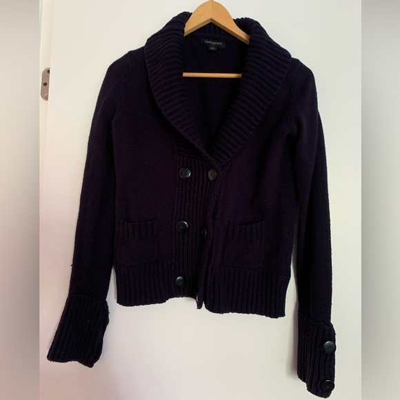 Banana Republic Navy Cardigan Size M - Picture 1 of 6